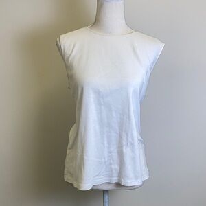 Christopher & Banks Classic White Muscle Tee